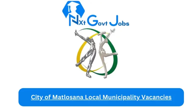 6x New City of Matlosana Local Municipality Vacancies 2024 @www.matlosana.gov.za Careers Portal