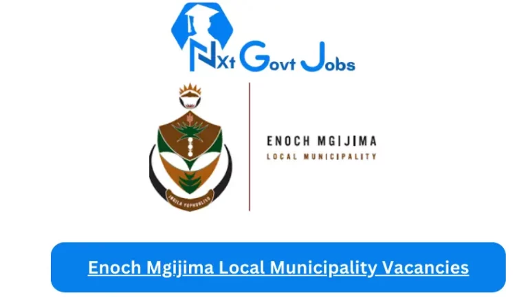 New Enoch Mgijima Local Municipality Vacancies 2024 @www.enochmgijima.org.za Careers Portal