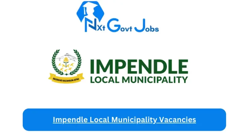 New Impendle Local Municipality Vacancies 2024 @www.impendle.gov.za Careers Portal