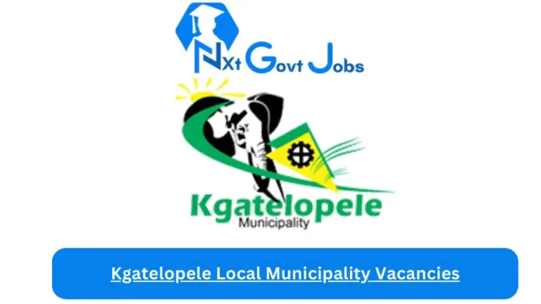 1x New Kgatelopele Local Municipality Vacancies 2024 @kgatelopele.gov.za Careers Portal