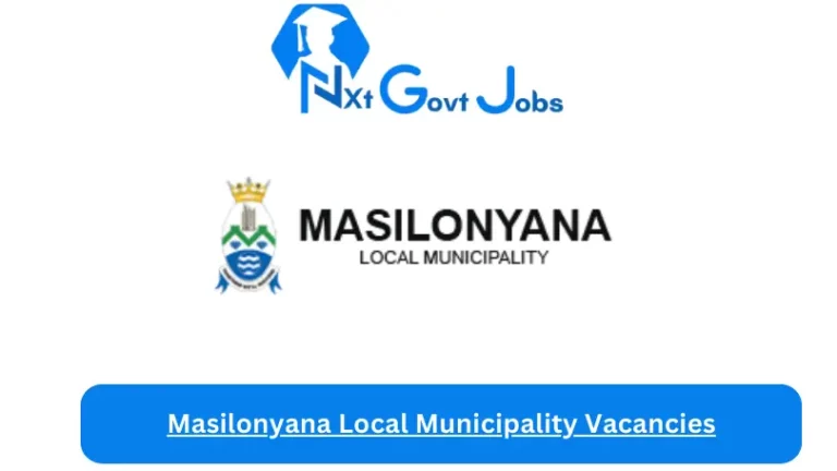 1x New Masilonyana Local Municipality Vacancies 2024 @www.masilonyana.fs.gov.za Careers Portal