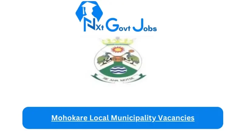 2x New Mohokare Local Municipality Vacancies 2024 @www.mohokare.gov.za Careers Portal