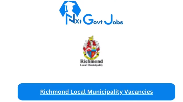 New Richmond Local Municipality Vacancies 2024 @richmond.gov.za Careers Portal