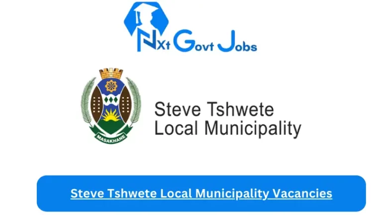 1x New Steve Tshwete Local Municipality Vacancies 2024 @www.stevetshwetelm.gov.za Careers Portal