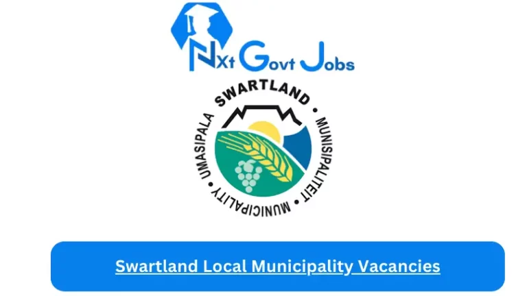 3x New Swartland Local Municipality Vacancies 2024 @www.swartland.org.za Careers Portal