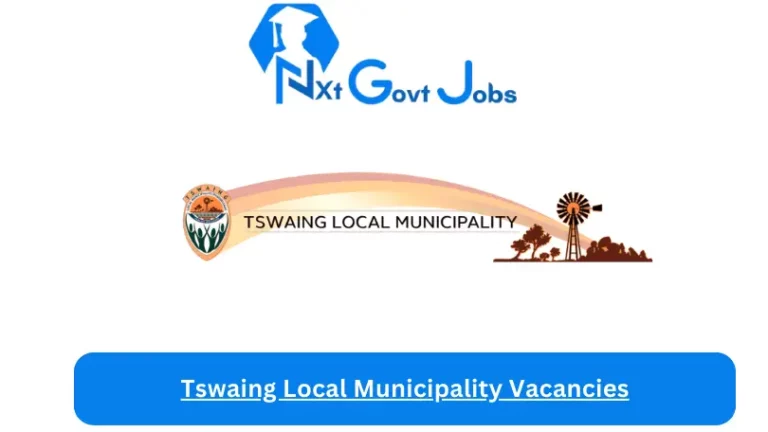 New Tswaing Local Municipality Vacancies 2024 @www.tswaing.gov.za Careers Portal