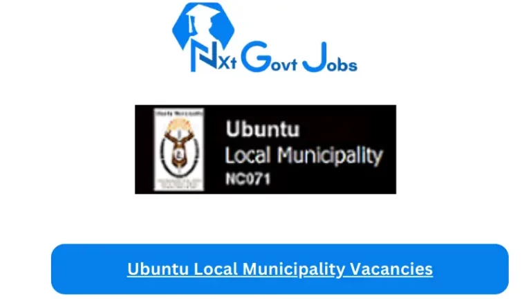 1x New Ubuntu Local Municipality Vacancies 2024 @www.ubuntu.gov.za Careers Portal