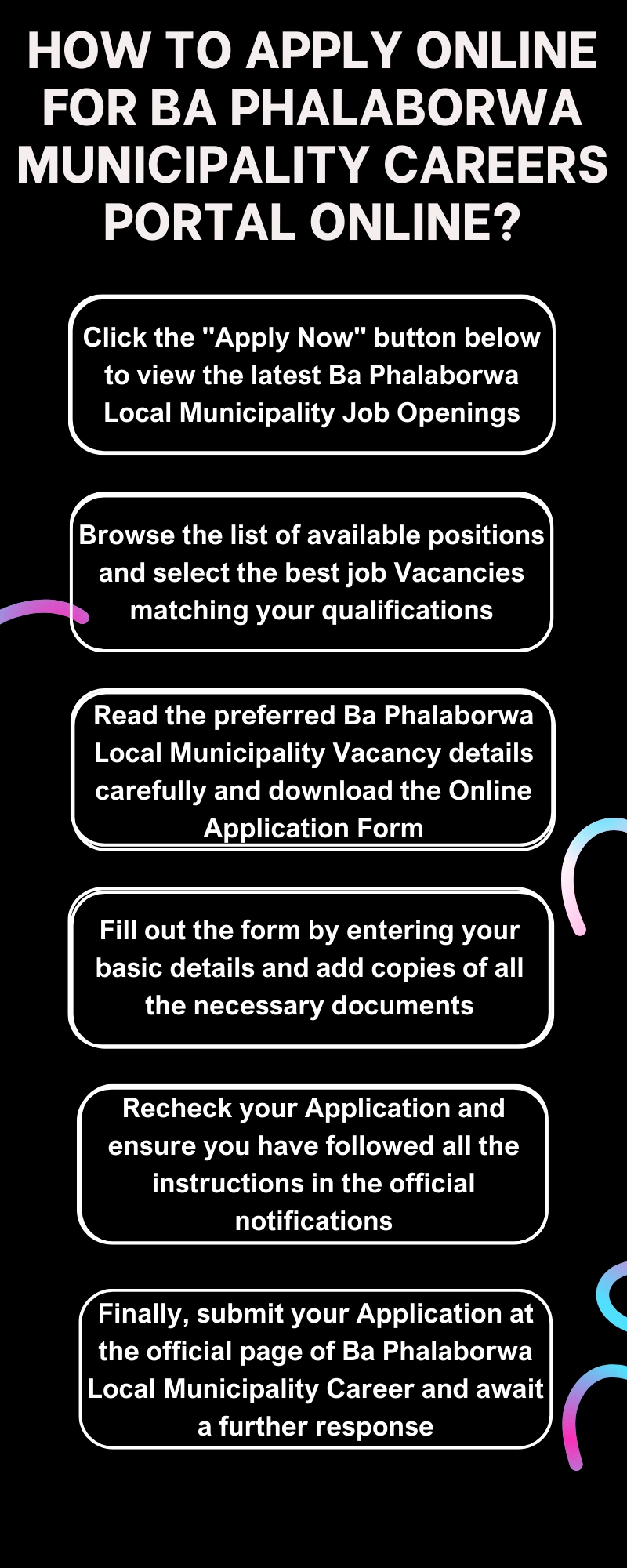 How to Apply online for Ba Phalaborwa Municipality Careers Portal Online?