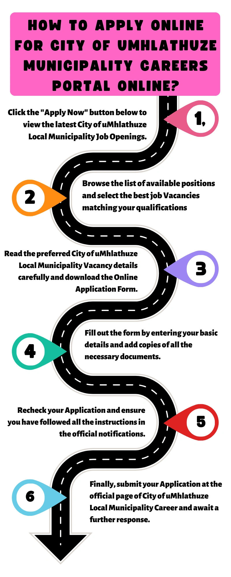 How to Apply online for City of uMhlathuze Municipality Careers Portal Online?