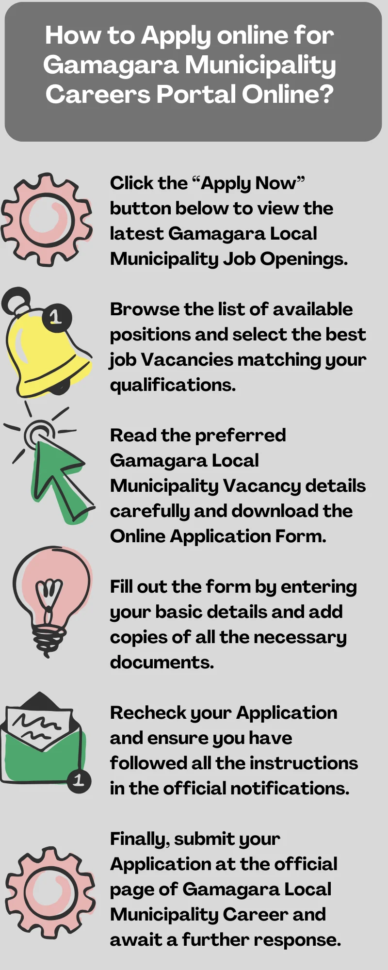 How to Apply online for Gamagara Municipality Careers Portal Online?
