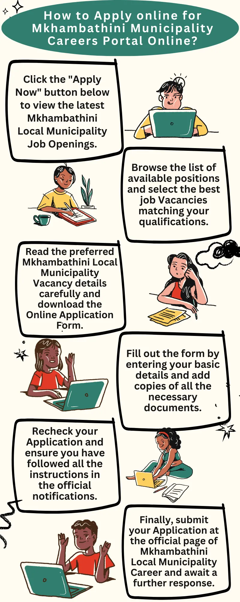 How to Apply online for Mkhambathini Municipality Careers Portal Online?